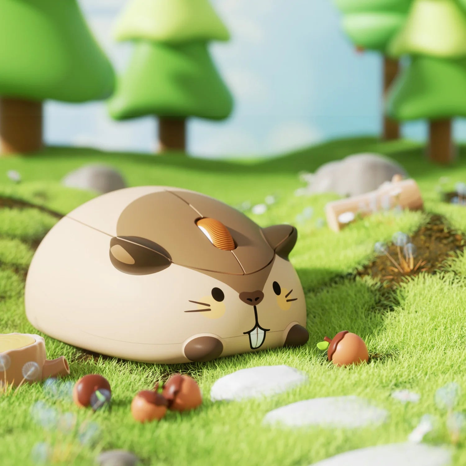 Akko Cat Theme Mouse 2.4g/Bluetooth Wireless Ergonomic 3200 DPI...