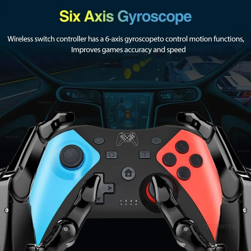 Wireless Bluetooth Controller for Nintendo Switch 2/Switch Pro Gamepad Compatible Switch Pro/Oled/Lite/PC/Android Joystick 